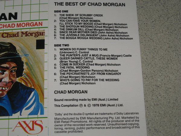 Chad Morgan : The Best Of Chad Morgan  (Cass, Comp, RE)