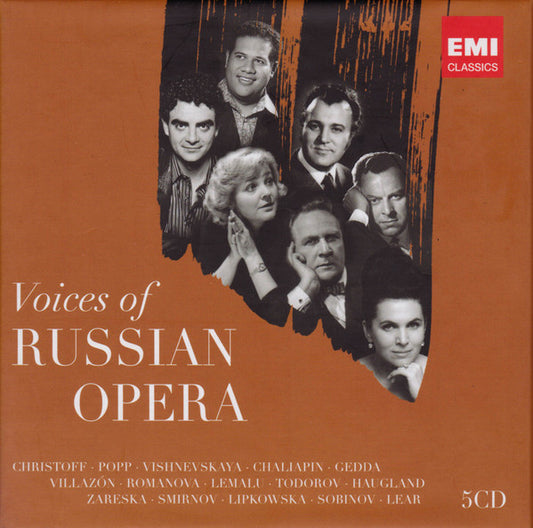 Christoff*, Popp*, Vishnevskaya*, Chaliapin*, Gedda* : Voices Of Russian Opera (5xCD, Comp)