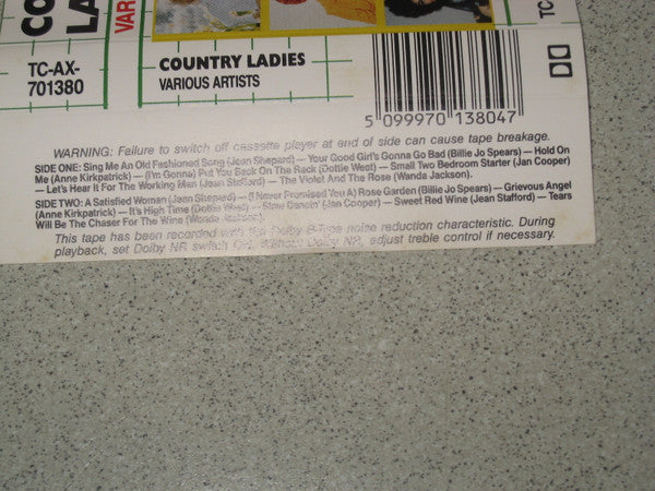 Various : Country Ladies (Cass, Comp)