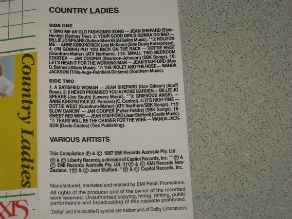 Various : Country Ladies (Cass, Comp)