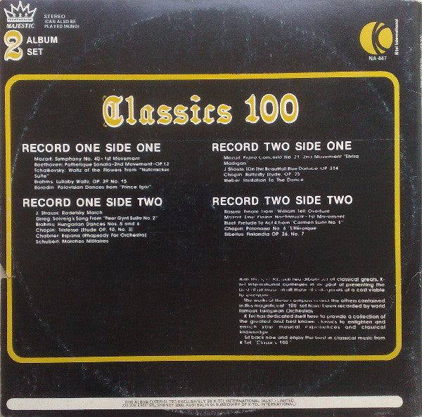 Various : Classics 100 (2xLP, Comp, Ltd)