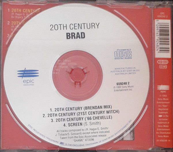 Brad : 20th Century (CD, Maxi)