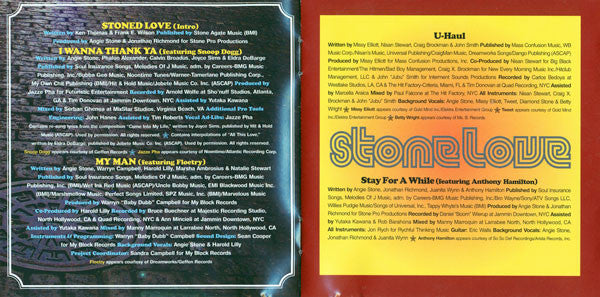 Angie Stone : Stone Love (CD, Album)