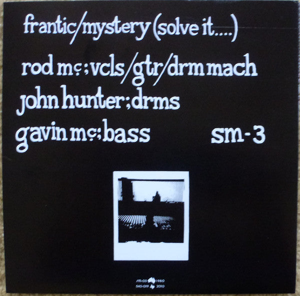 Bodysnatchers (3) : Frantic / Mystery (Solve It...) (7", Single, RE)