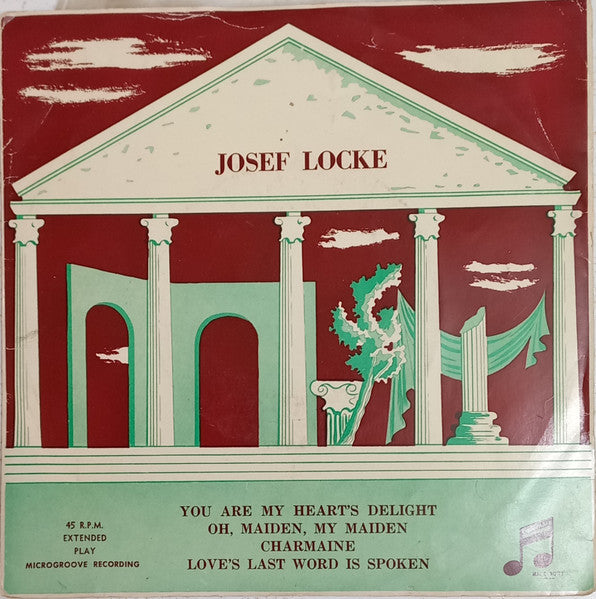 Josef Locke : You Are My Heart's Delight (7", EP, Mono)