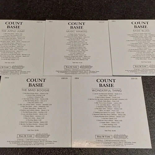 Count Basie : Hall Of Fame (5xCD, Comp)