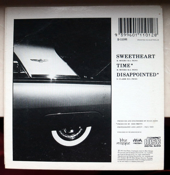 Died Pretty : Sweetheart (CD, Single)