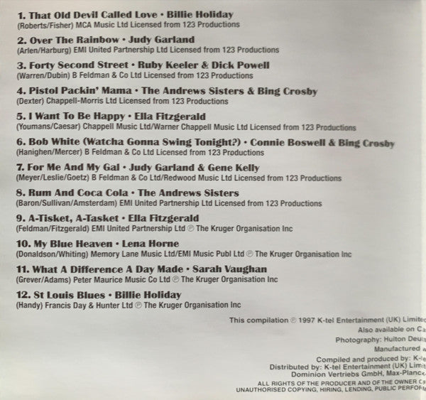 Various : The Swing Girls (CD, Comp)