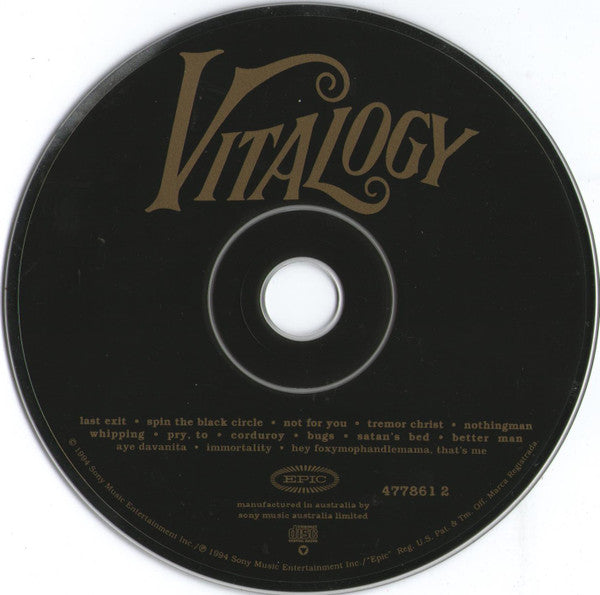 Pearl Jam : Vitalogy (CD, Album)