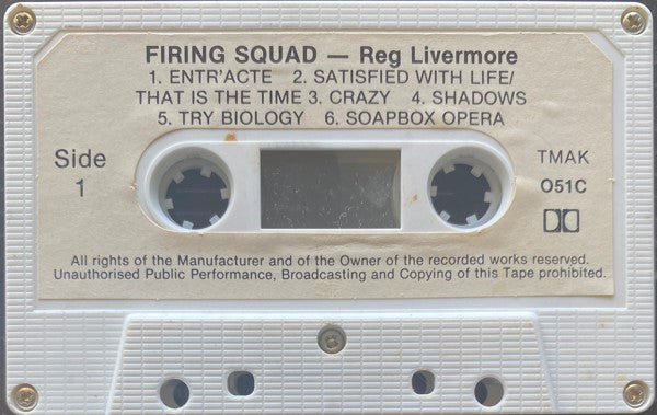 Reg Livermore : Livermore's Firing Squad (Cass)