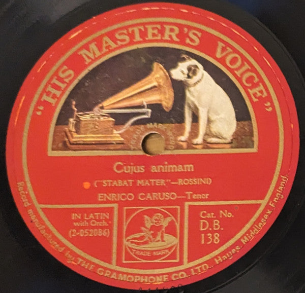 Enrico Caruso : Cujus Animam / Ingemisco (Shellac, 12")