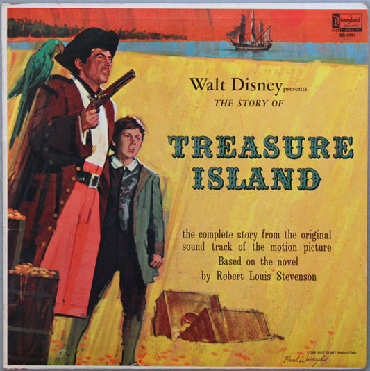 Various : Walt Disney Presents The Story of Treasure Island (LP, Album, Mono)