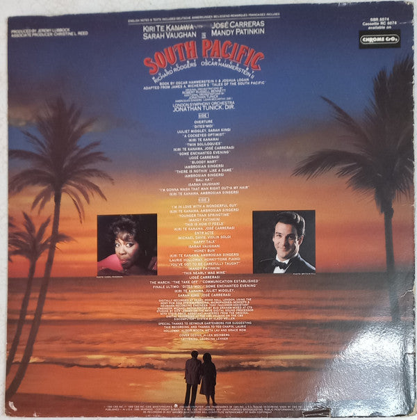 Kiri Te Kanawa / José Carreras / Sarah Vaughan / Mandy Patinkin : South Pacific (LP, Ltd, Gat)