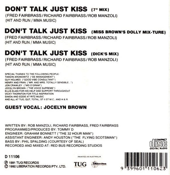 R ★ S ★ F* : Don't Talk Just Kiss (CD, Single)