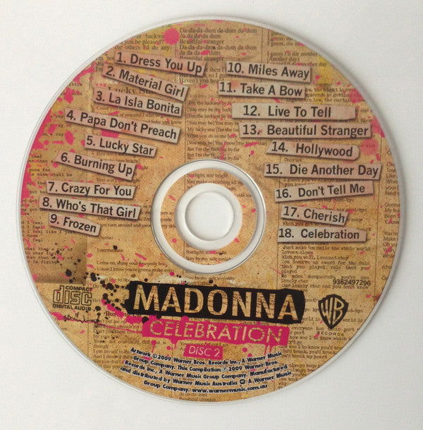 Madonna : Celebration (2xCD, Comp, RM, Cor)