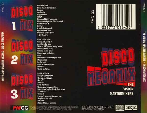 The Vision Mastermixers : Disco Megamix (CD, Mixed)