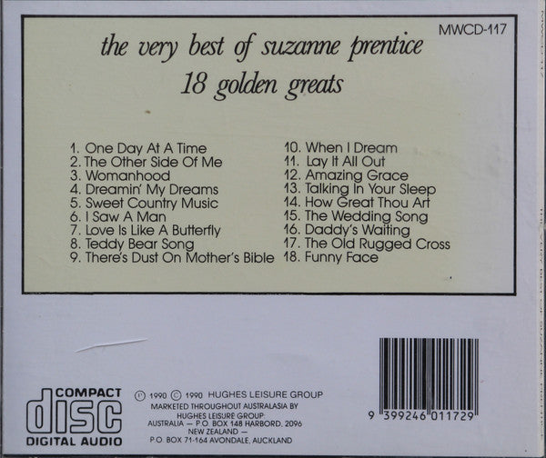 Suzanne Prentice : The Very Best Of Suzanne Prentice (CD, Comp)