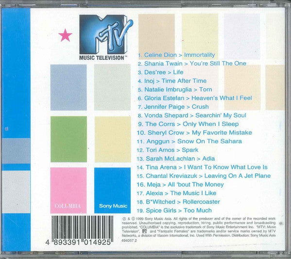 Various : MTV Fantastic Females (CD, Comp)