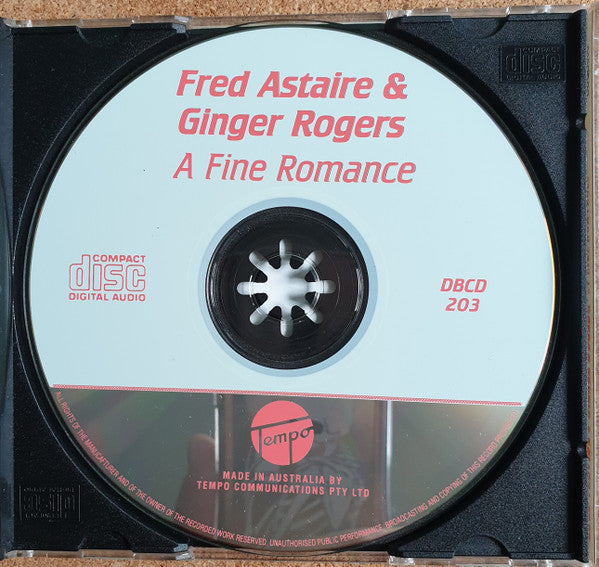 Fred Astaire & Ginger Rogers : A Fine Romance (CD, Comp)