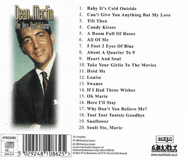 Dean Martin : The Very Best Volume 3 (CD, Comp)