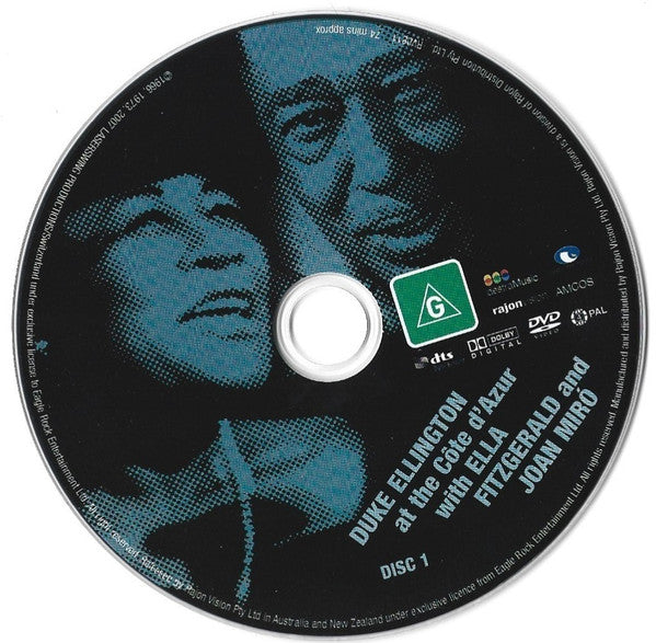 Duke Ellington With Ella Fitzgerald And Joan Miró : At The Côte D'Azur/Duke: The Last Jam Session (2xDVD-V, Multichannel, PAL, DTS)