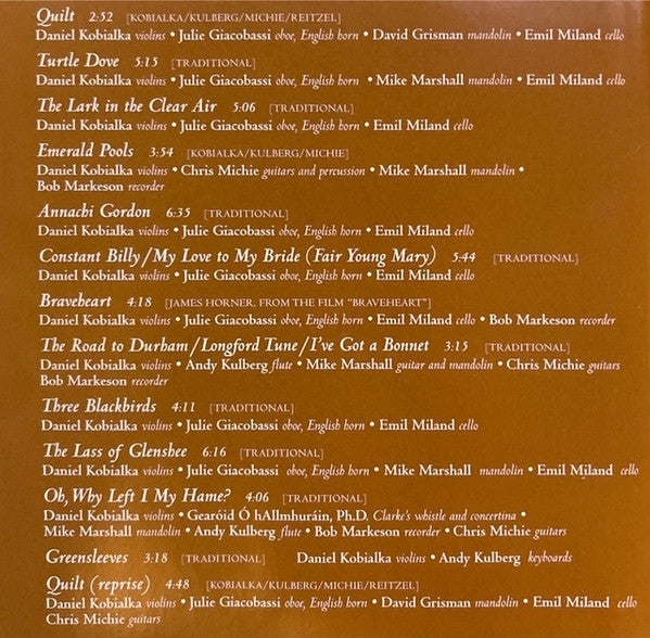 Daniel Kobialka : Celtic Quilt (CD, Album)