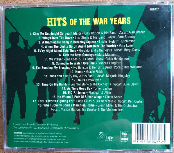 Various : Hits Of The War Years CD4 (CD, Comp)