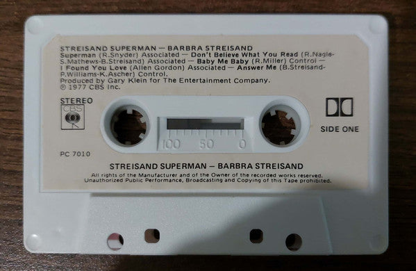 Barbra Streisand : Streisand Superman (Cass, Album)