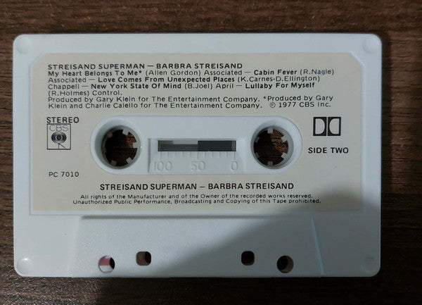 Barbra Streisand : Streisand Superman (Cass, Album)