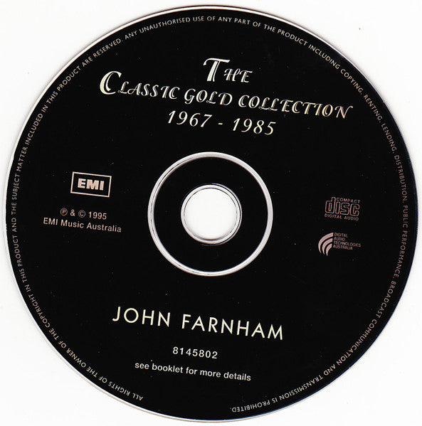 John Farnham : The Classic Gold Collection - Through The Years (1967-1985 (CD, Comp, RM)