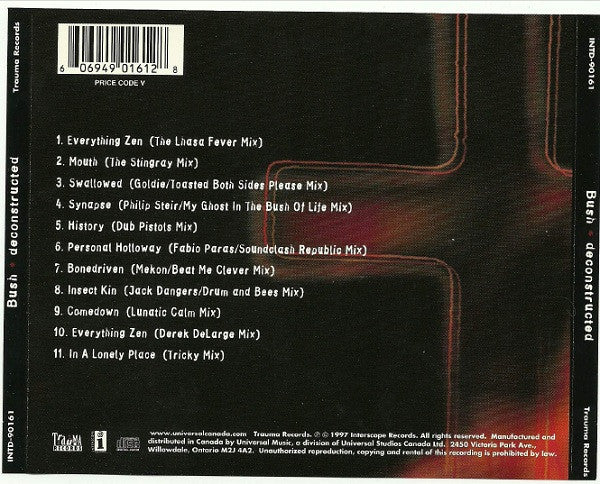 Bush : Deconstructed (CD, Album)