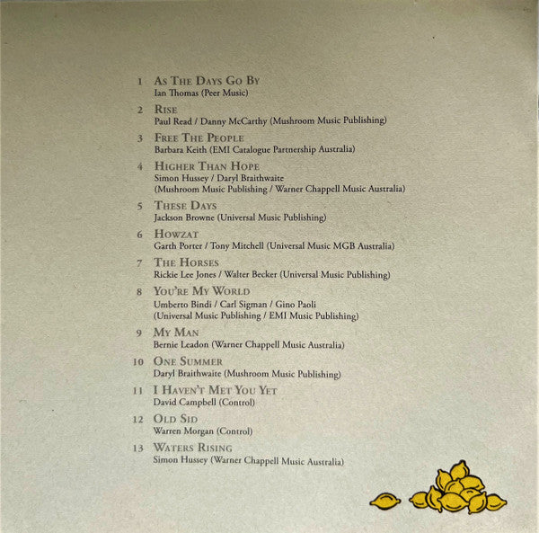 Daryl Braithwaite : The Lemon Tree (CD, Album)
