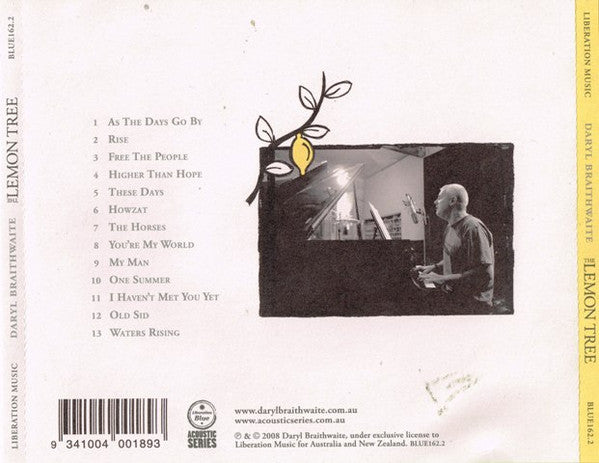 Daryl Braithwaite : The Lemon Tree (CD, Album)