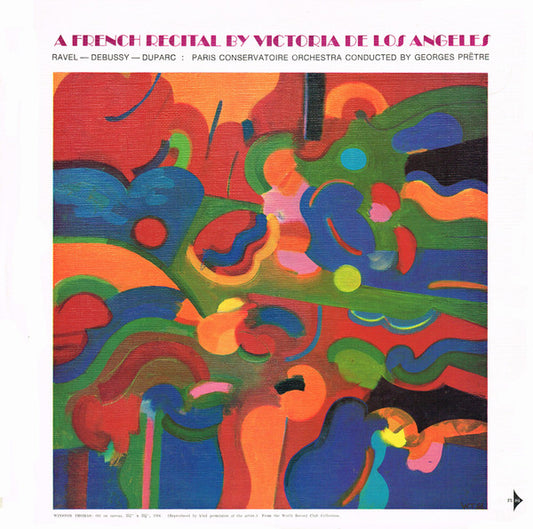 Victoria De Los Angeles : A French Recital By Victoria De Los Angeles (LP, Album, Club, Gat)