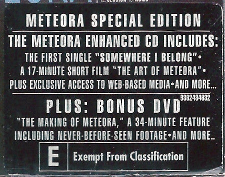 Linkin Park : Meteora (CD, Album, Enh + DVD-V, NTSC + Box, S/Edition)