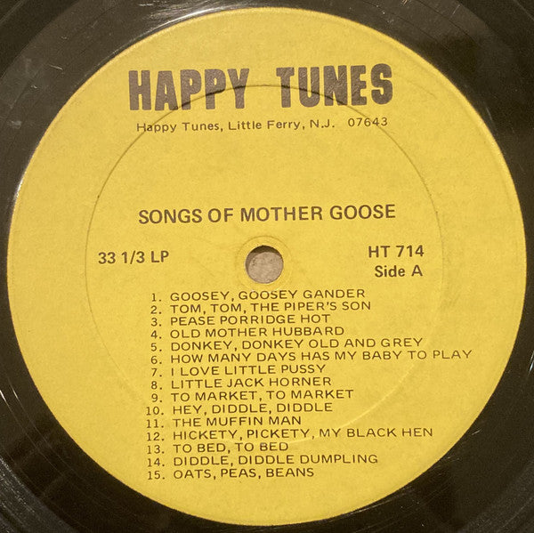 Bubble Gum Singers And Orchestra : Songs of Mother Goose (LP, Album)