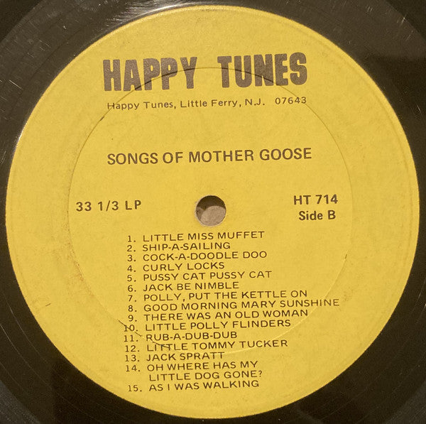 Bubble Gum Singers And Orchestra : Songs of Mother Goose (LP, Album)