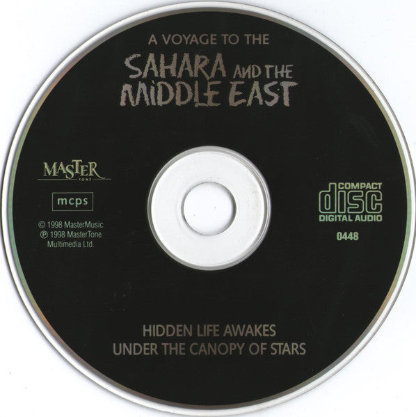 Unknown Artist : A Voyage To The Sahara And The Middle East (CD, Album)