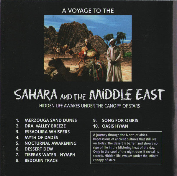 Unknown Artist : A Voyage To The Sahara And The Middle East (CD, Album)