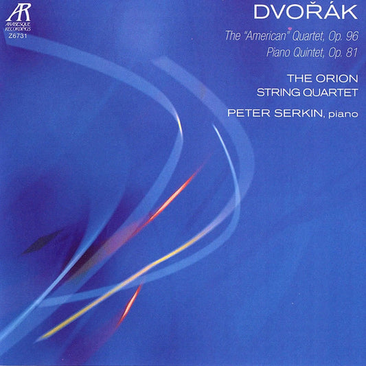 Antonín Dvořák, Orion String Quartet, Peter Serkin : The "American" Quartet, Op. 96 / Piano Quintet, Op. 81 (CD, Album)