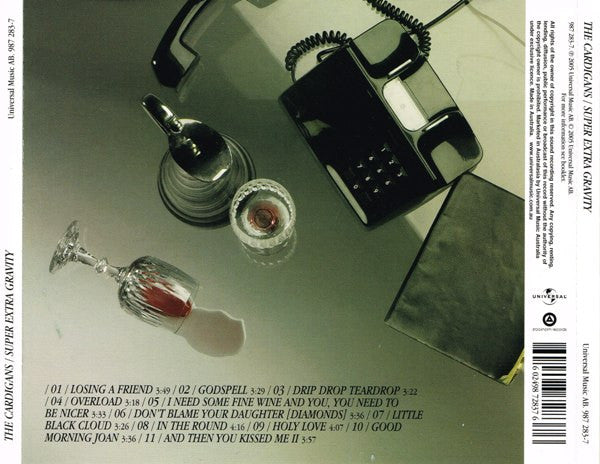 The Cardigans : Super Extra Gravity (CD, Album, Bla)