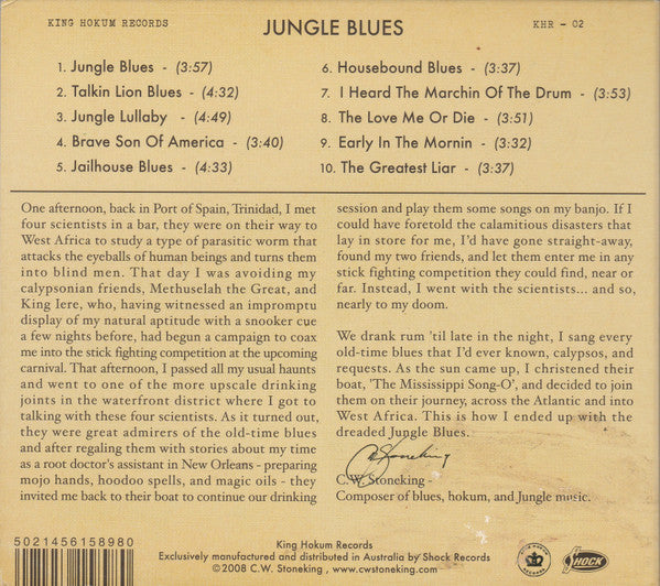 C.W. Stoneking : Jungle Blues (CD, Album, Dig)