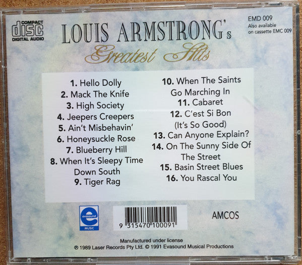 Louis Armstrong : Greatest Hits (CD, Comp)