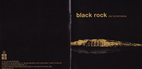 Joe Bonamassa : Black Rock (CD, Album, Dig)