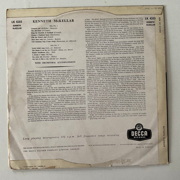 Kenneth McKellar : Kenneth McKellar (LP)