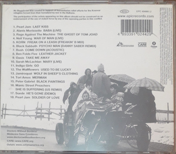 Various : No Boundaries - A Benefit For The Kosovar Refugees (CD, Comp)