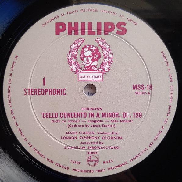 Schumann*, Lalo*, Janos Starker, London Symphony Orchestra : Cello Concertos (LP)
