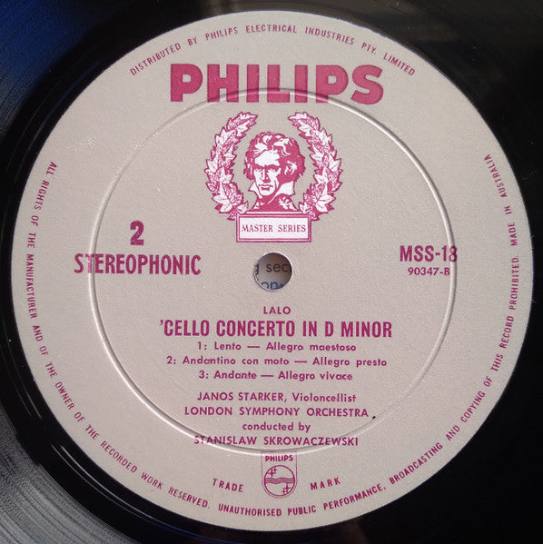 Schumann*, Lalo*, Janos Starker, London Symphony Orchestra : Cello Concertos (LP)