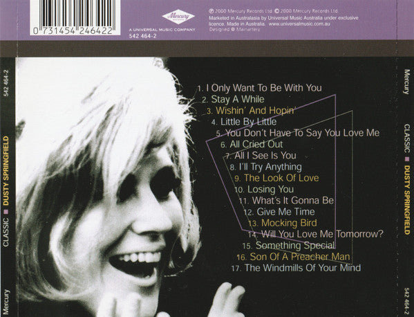 Dusty Springfield : Classic Dusty Springfield (CD, Comp, RE, RM)