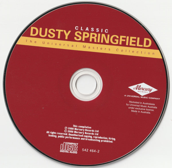 Dusty Springfield : Classic Dusty Springfield (CD, Comp, RE, RM)
